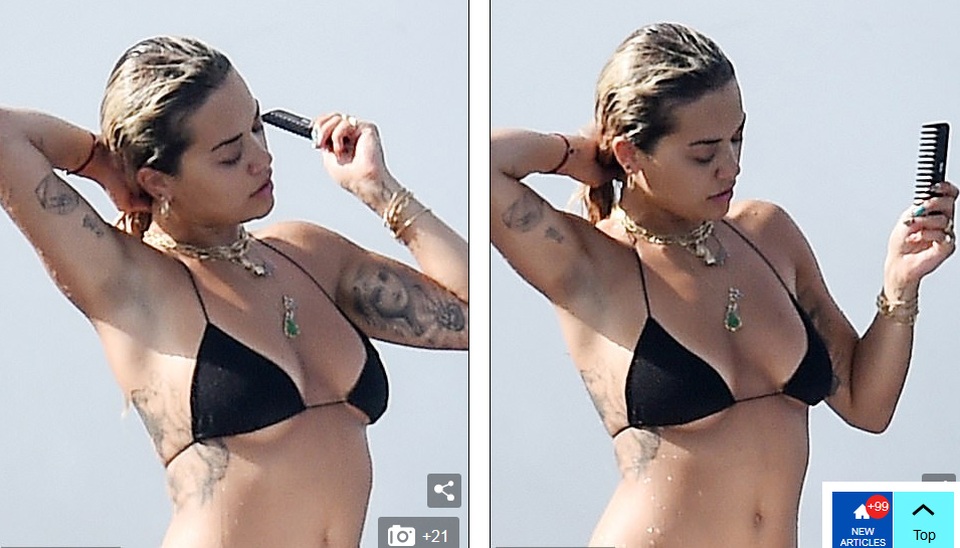 Rita Ora bốc lửa với bikini gợi cảm - 6 Rita Ora bốc lửa với bikini gợi cảm - 6