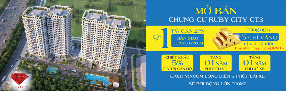 Ruby City CT3 hút khách bất chấp tháng ngâu với nhiều ưu đãi hấp hẫn - 1 Ruby City CT3 hút khách bất chấp tháng ngâu với nhiều ưu đãi hấp hẫn - 1