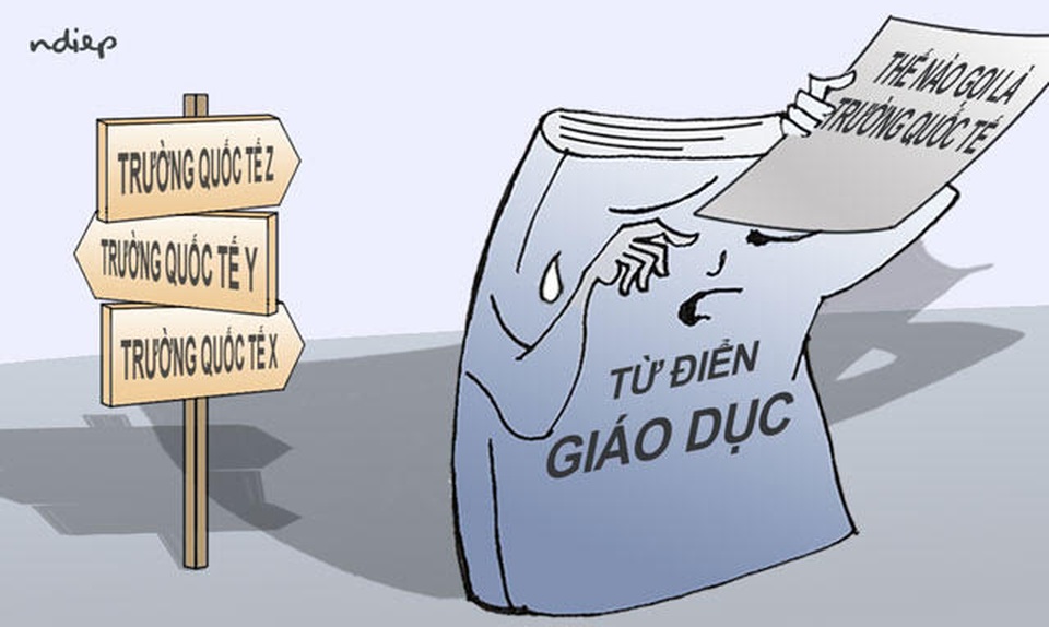 Khi những tấm biển trường quốc tế rơi xuống... - 1 Khi những tấm biển trường quốc tế rơi xuống... - 1