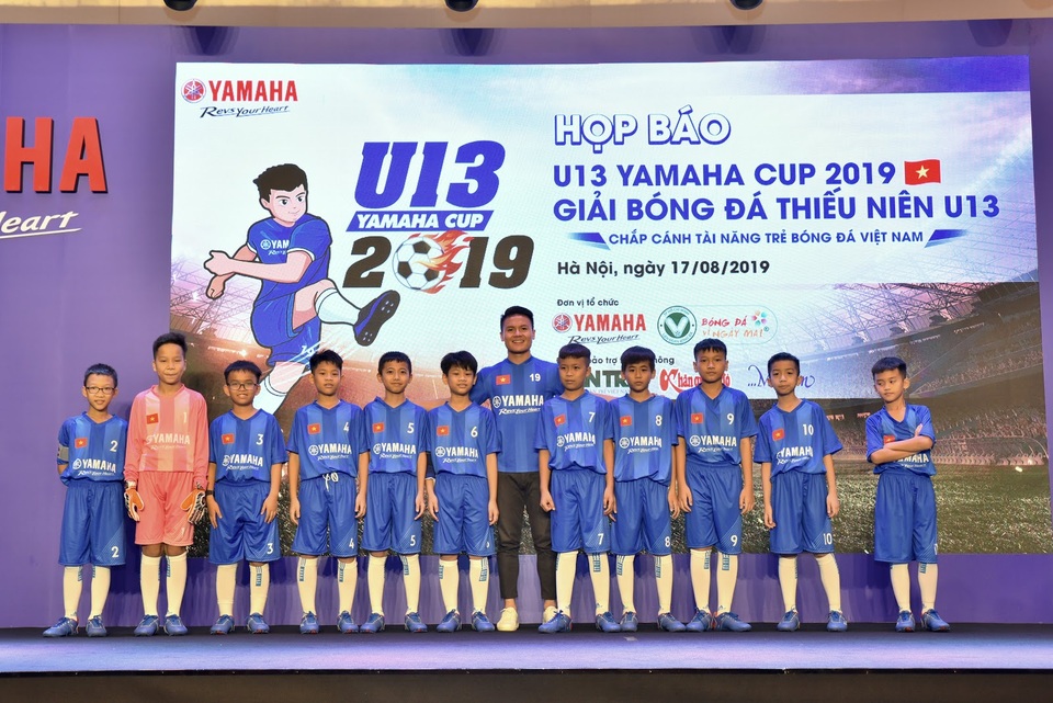 Yamaha tiếp tục đồng hành cùng bóng đá Việt Nam với giải U13 Yamaha Cup 2019 - 1