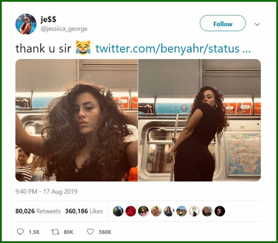 Người phụ nữ tự tin chụp ảnh “tự sướng” trên tàu điện ngầm đông đúc - 2