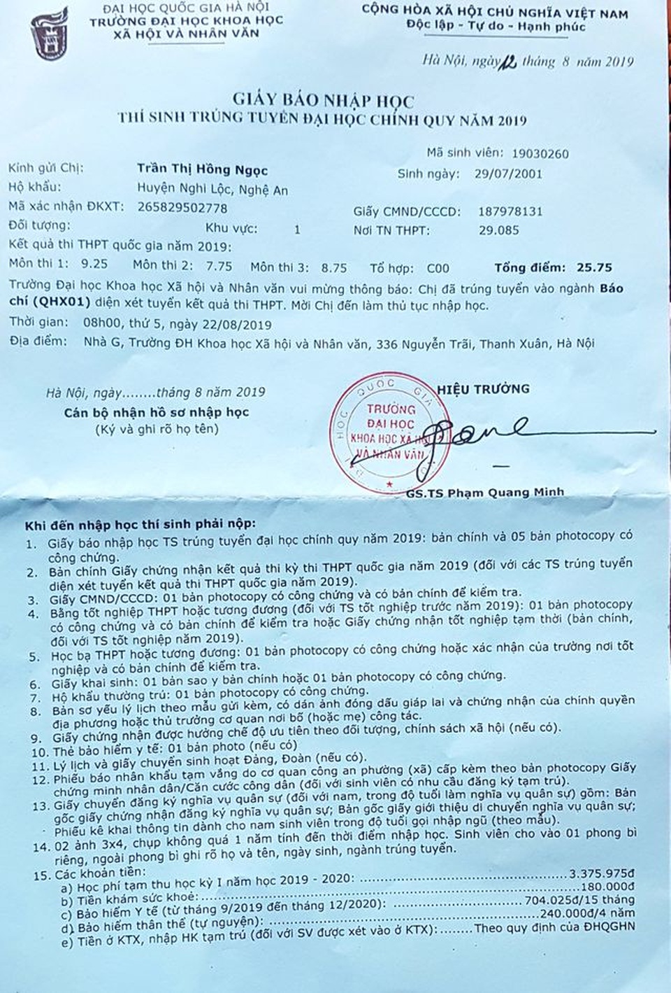 Trường ĐH Khoa học Xã hội Nhân văn miễn học phí toàn bộ khóa học cho nữ sinh nghèo xứ Nghệ - 1 Trường ĐH Khoa học Xã hội Nhân văn miễn học phí toàn bộ khóa học cho nữ sinh nghèo xứ Nghệ - 1