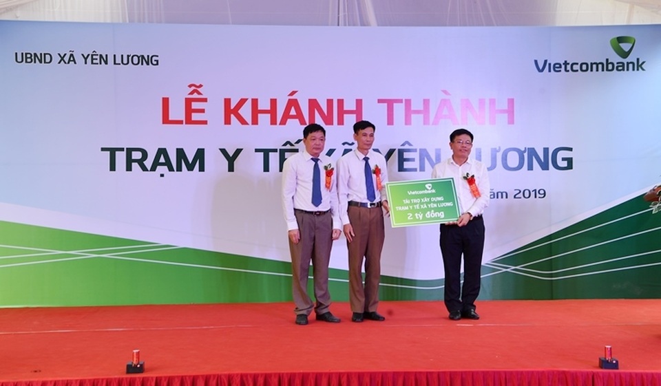 Khánh thành Trạm y tế xã Yên Lương tại tỉnh Phú Thọ do Vietcombank tài trợ 2 tỷ đồng - 4 Khánh thành Trạm y tế xã Yên Lương tại tỉnh Phú Thọ do Vietcombank tài trợ 2 tỷ đồng - 4