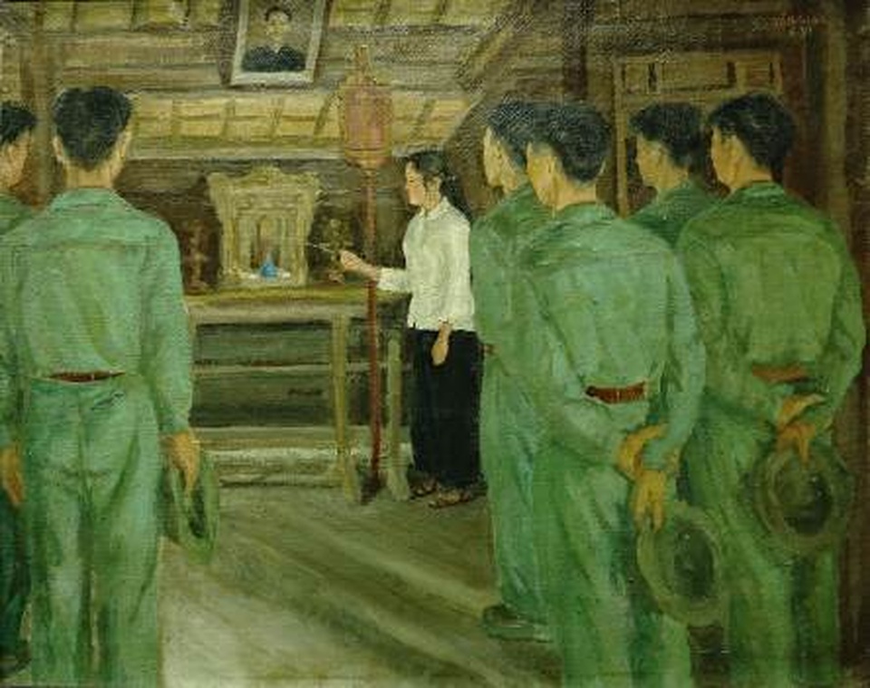 Bảo tàng Mỹ thuật Việt Nam giới thiệu triển lãm đặc biệt “Nhớ về Bác” - 9 Bảo tàng Mỹ thuật Việt Nam giới thiệu triển lãm đặc biệt “Nhớ về Bác” - 9