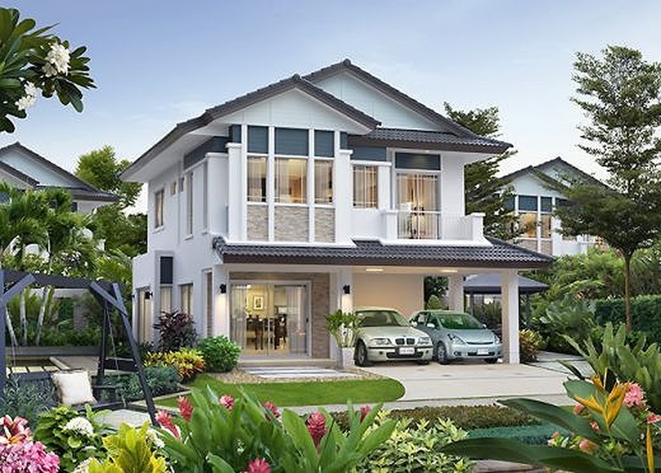 Những mẫu nhà 2 tầng mái thái kiểu mới đẹp ngẩn ngơ - 4 Những mẫu nhà 2 tầng mái thái kiểu mới đẹp ngẩn ngơ - 4