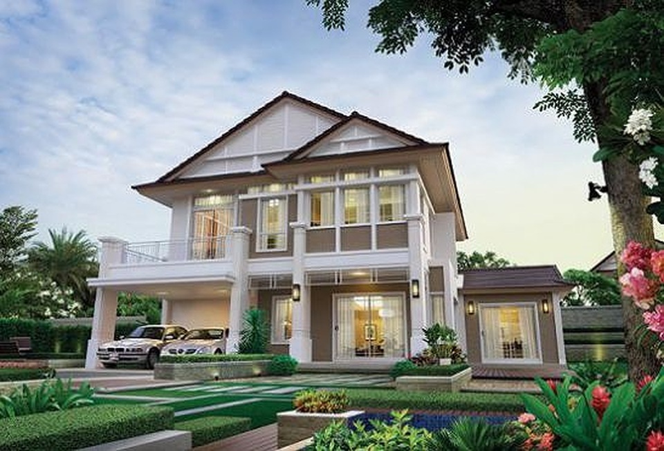 Những mẫu nhà 2 tầng mái thái kiểu mới đẹp ngẩn ngơ - 6 Những mẫu nhà 2 tầng mái thái kiểu mới đẹp ngẩn ngơ - 6