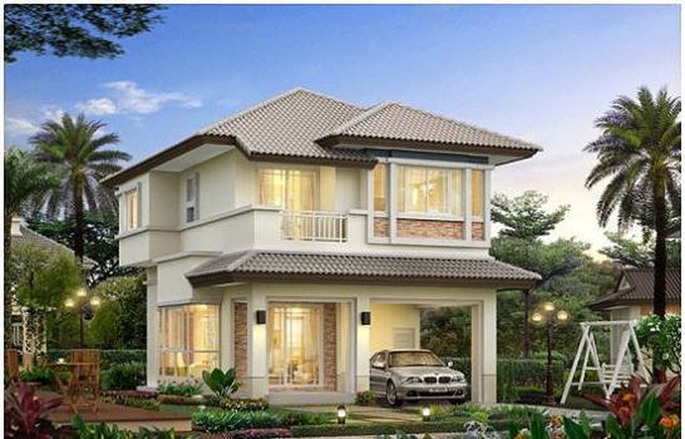 Những mẫu nhà 2 tầng mái thái kiểu mới đẹp ngẩn ngơ - 7 Những mẫu nhà 2 tầng mái thái kiểu mới đẹp ngẩn ngơ - 7