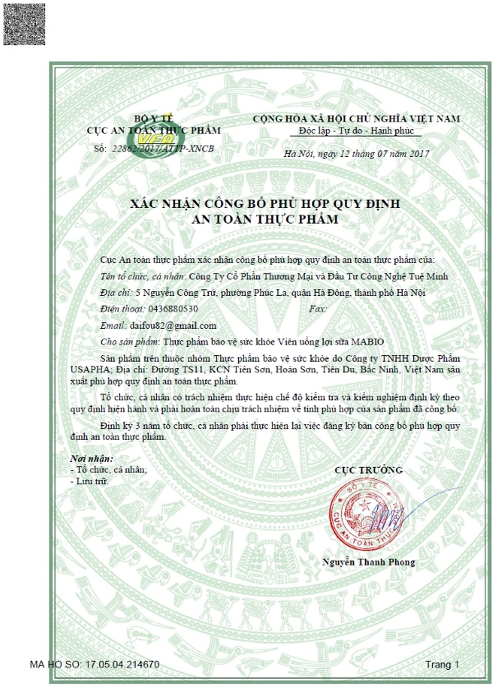 Thực hư chất lượng sản phẩm viên uống lợi sữa Mabio - 4 Thực hư chất lượng sản phẩm viên uống lợi sữa Mabio - 4