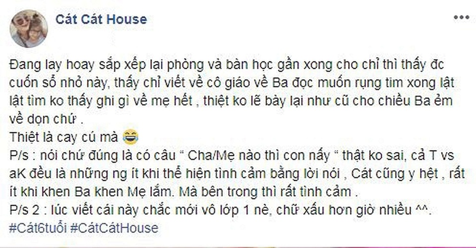 Thủy Tiên thấm thía “kiếp đẻ thuê”, Mạc Anh Thư “cay cú” con gái chỉ viết về ba - 6 Thủy Tiên thấm thía “kiếp đẻ thuê”, Mạc Anh Thư “cay cú” con gái chỉ viết về ba - 6