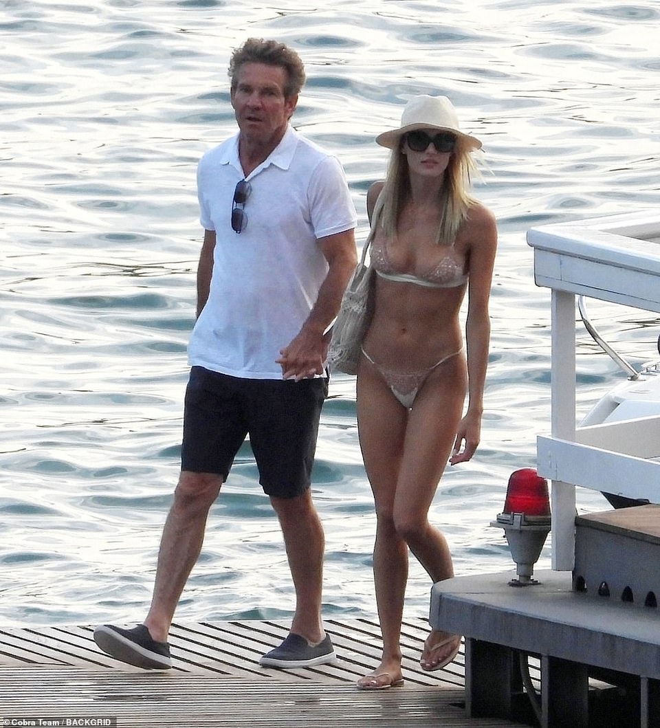 Dennis Quaid tươi tắn đi nghỉ mát cùng bạn gái kém 39 tuổi - 1