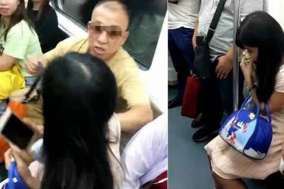 Người đàn ông đánh đập, chửi bới cô gái trẻ để tranh chỗ ngồi trên tàu - 1 Người đàn ông đánh đập, chửi bới cô gái trẻ để tranh chỗ ngồi trên tàu - 1