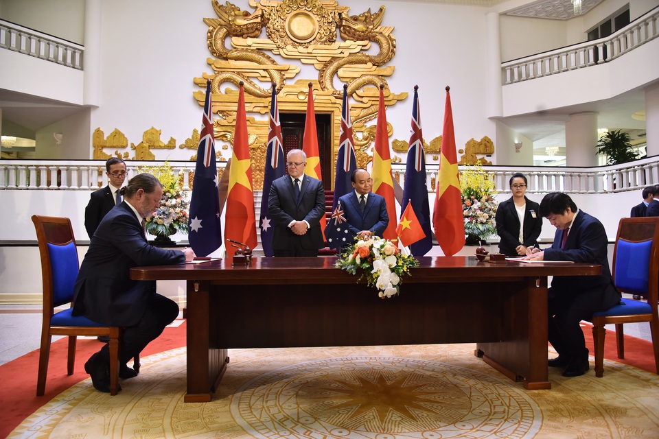 Thủ tướng Nguyễn Xuân Phúc đón người đồng cấp Australia lần đầu thăm chính thức Việt Nam - 6 Thủ tướng Nguyễn Xuân Phúc đón người đồng cấp Australia lần đầu thăm chính thức Việt Nam - 6