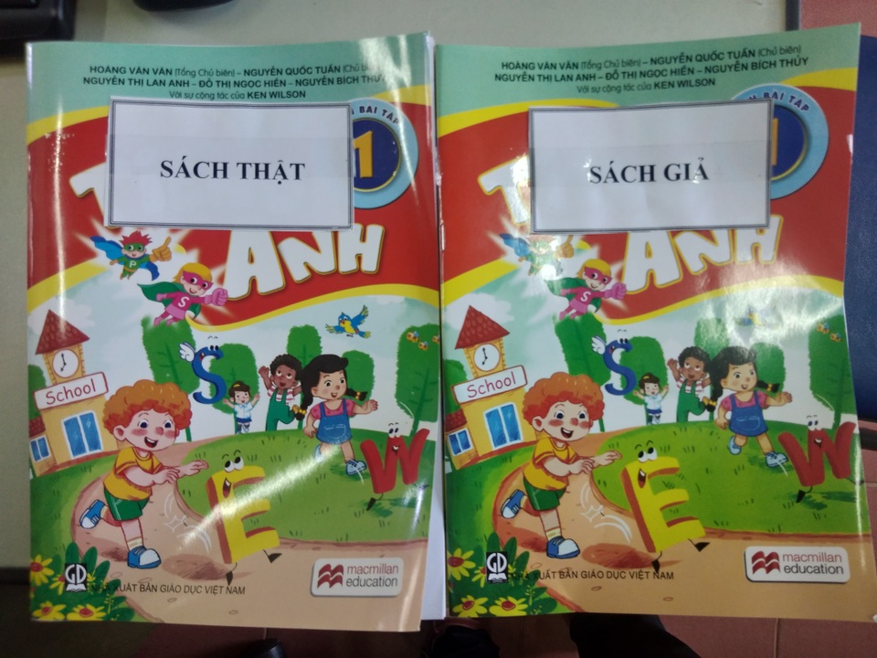 Sách giả tràn lan trên thị trường, phụ huynh khó phân biệt - 2 Sách giả tràn lan trên thị trường, phụ huynh khó phân biệt - 2