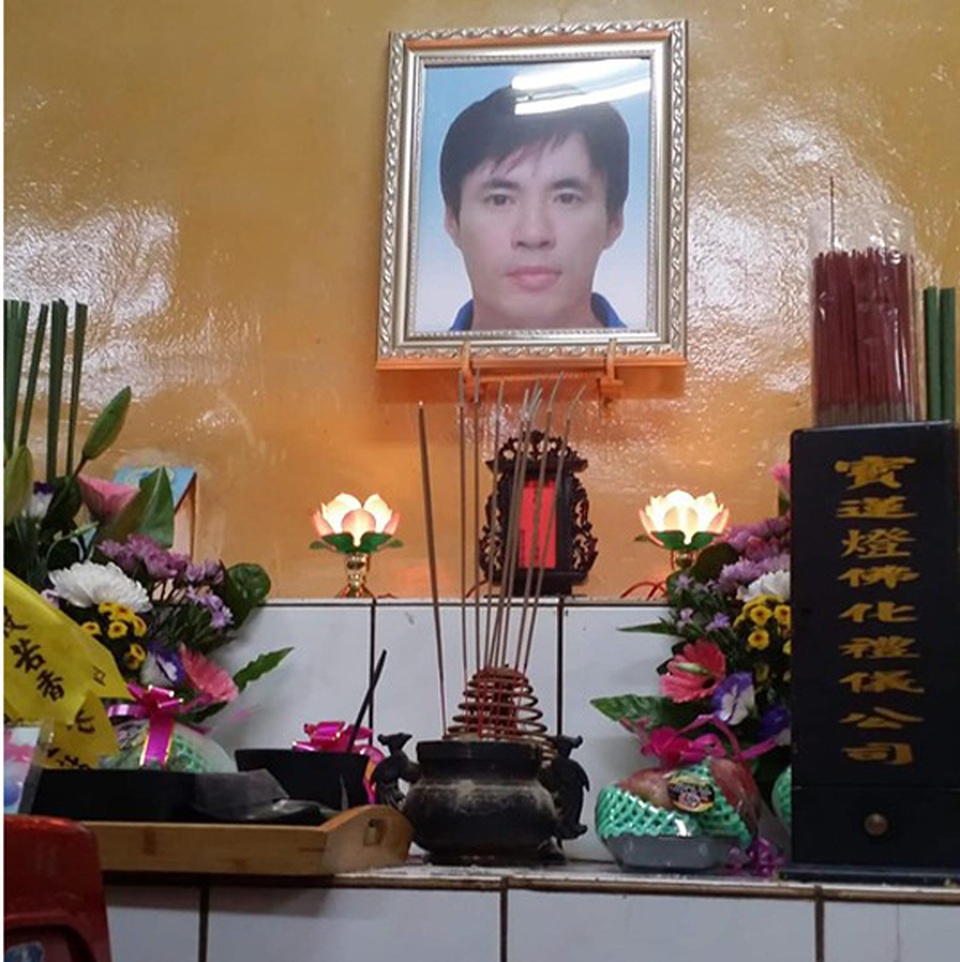 Vợ gục ngã khi nhận tin chồng bị điện giật chết tại Đài Loan - 1