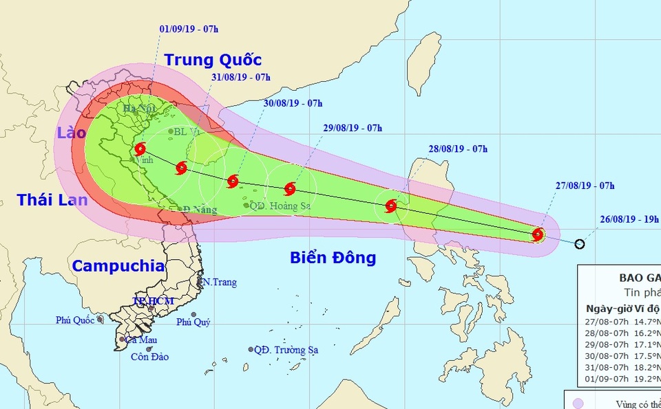 Xuất hiện bão Podul gần Biển Đông - 1 Xuất hiện bão Podul gần Biển Đông - 1