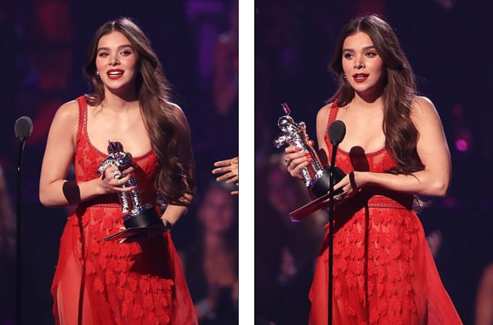 Hailee Steinfeld suýt lộ vòng ba vì váy quá mỏng - 14 Hailee Steinfeld suýt lộ vòng ba vì váy quá mỏng - 14