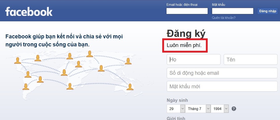 Facebook âm thầm thay đổi khẩu hiệu, không còn “miễn phí” như trước - 1 Facebook âm thầm thay đổi khẩu hiệu, không còn “miễn phí” như trước - 1
