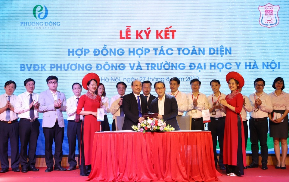 Bệnh viện Đa khoa Phương Đông hợp tác phát triển toàn diện với trường Đại học Y Hà Nội - 1 Bệnh viện Đa khoa Phương Đông hợp tác phát triển toàn diện với trường Đại học Y Hà Nội - 1