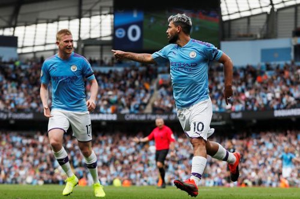 Man City 4-0 Brighton: Aguero “vào phom”, nhà đương kim vô địch thắng đậm - 1 Man City 4-0 Brighton: Aguero “vào phom”, nhà đương kim vô địch thắng đậm - 1