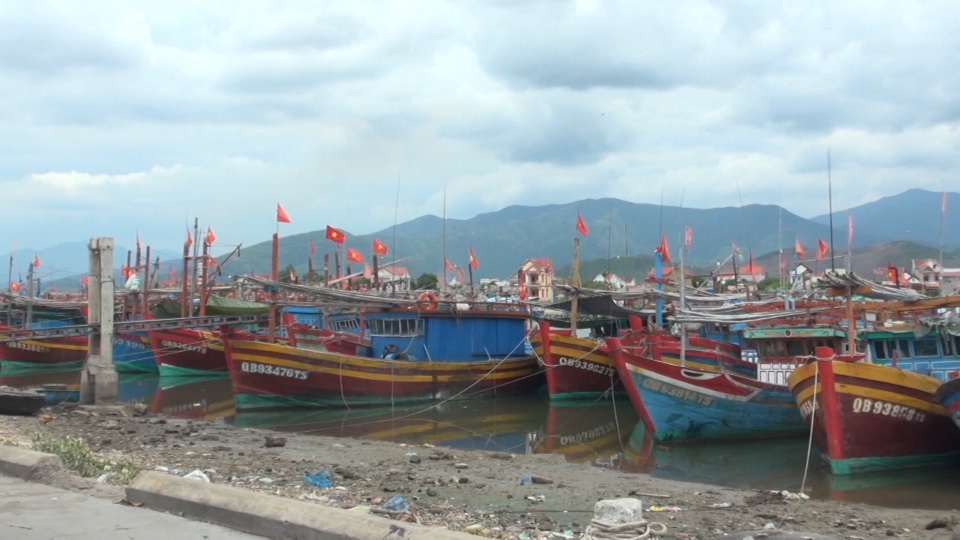 Hàng loạt tàu cá của ngư dân làng biển nằm bờ vì thua lỗ - 1 Hàng loạt tàu cá của ngư dân làng biển nằm bờ vì thua lỗ - 1