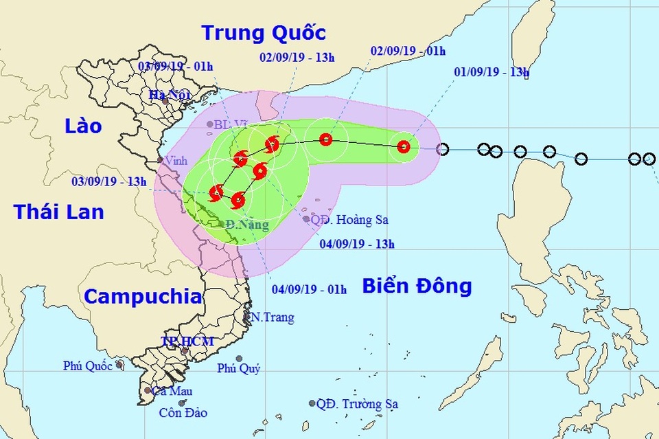 Xuất hiện áp thấp trên Biển Đông có khả năng mạnh thành bão số 5 - 1 Xuất hiện áp thấp trên Biển Đông có khả năng mạnh thành bão số 5 - 1