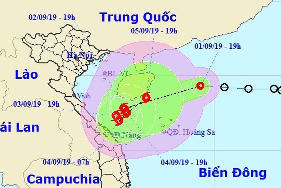Bão số 5 sắp hình thành trên Biển Đông có quỹ đạo đi phức tạp - 1 Bão số 5 sắp hình thành trên Biển Đông có quỹ đạo đi phức tạp - 1