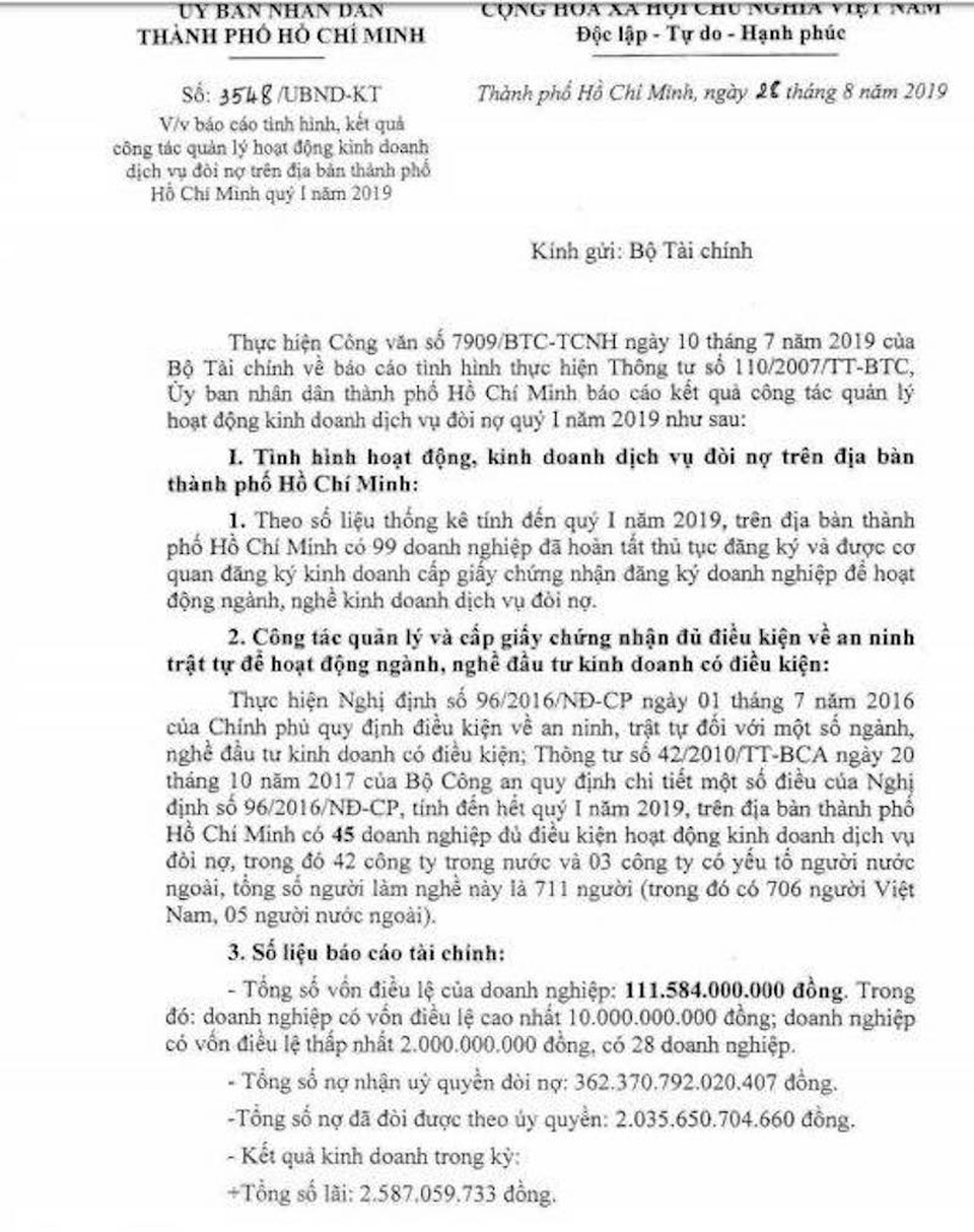 Hàng trăm nghìn tỷ đồng “qua tay” các công ty đòi nợ chưa “về” được 1% - 2 Hàng trăm nghìn tỷ đồng “qua tay” các công ty đòi nợ chưa “về” được 1% - 2