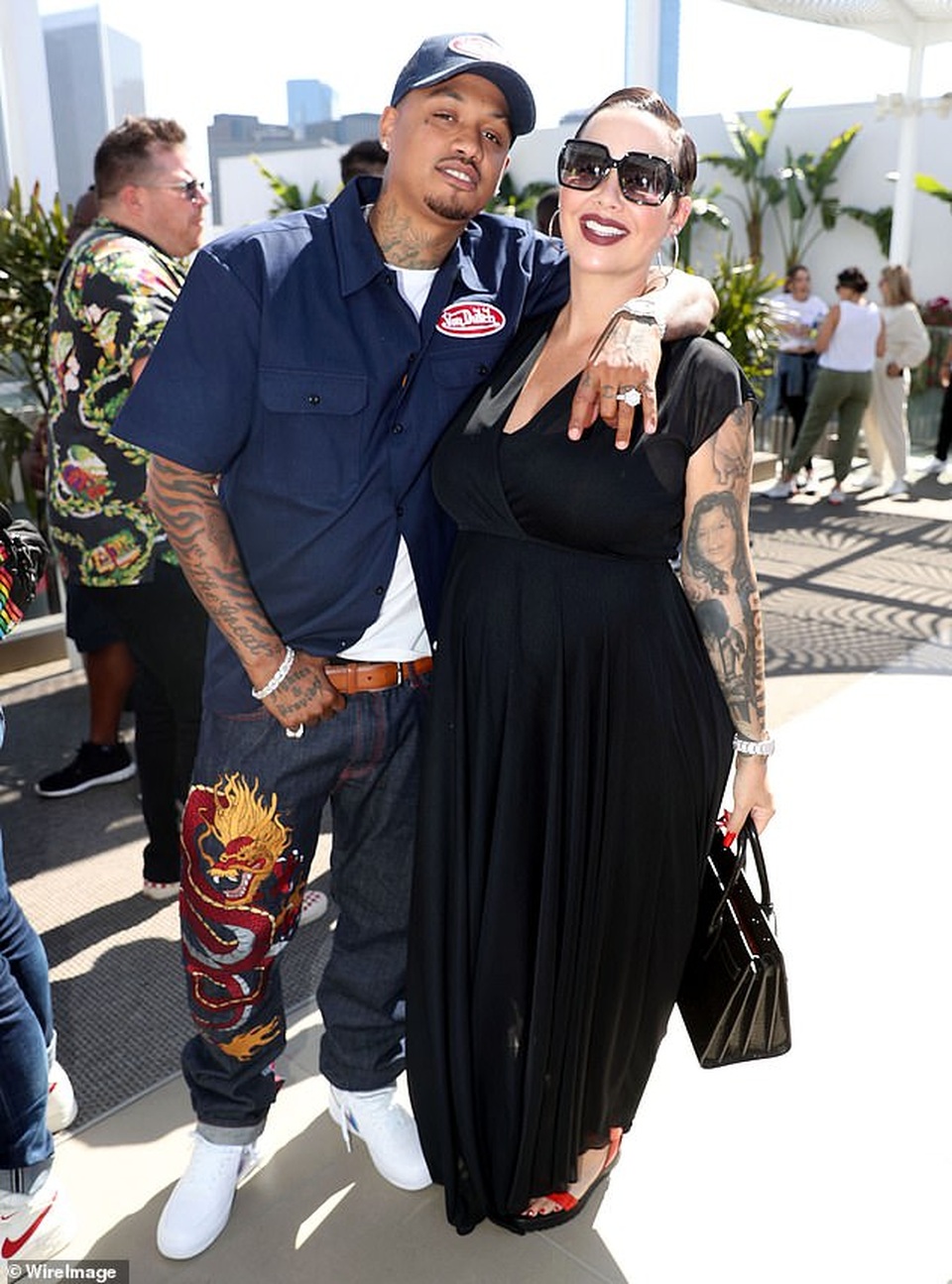 Mang bầu hơn 8 tháng, Amber Rose vẫn diện váy bó sát - 8 Mang bầu hơn 8 tháng, Amber Rose vẫn diện váy bó sát - 8