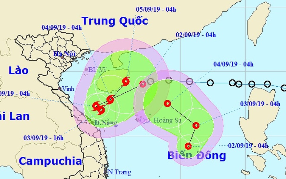 Thêm một áp thấp nhiệt đới hình thành trên Biển Đông - 1 Thêm một áp thấp nhiệt đới hình thành trên Biển Đông - 1