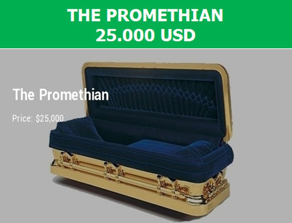 Choáng với những chiếc quan tài đắt nhất thế giới - 3 Choáng với những chiếc quan tài đắt nhất thế giới - 3