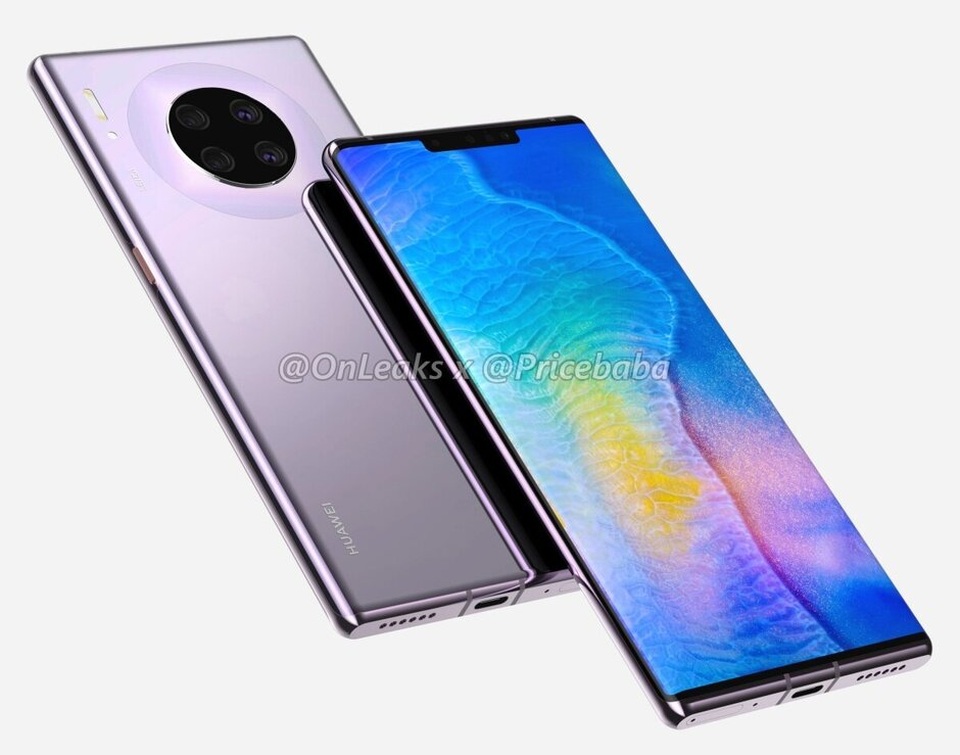 Huawei Mate 30 Pro lộ thiết kế hoàn chỉnh - Màn hình “thác nước”, loại bỏ nút điều khiển vật lý - 2 Huawei Mate 30 Pro lộ thiết kế hoàn chỉnh - Màn hình “thác nước”, loại bỏ nút điều khiển vật lý - 2