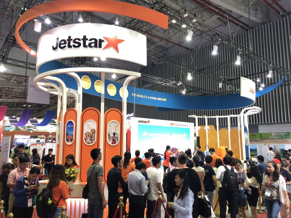 Vé máy bay 11.000 đồng của Jetstar Pacific hút khách tại Hội chợ quốc tế Du lịch - 1