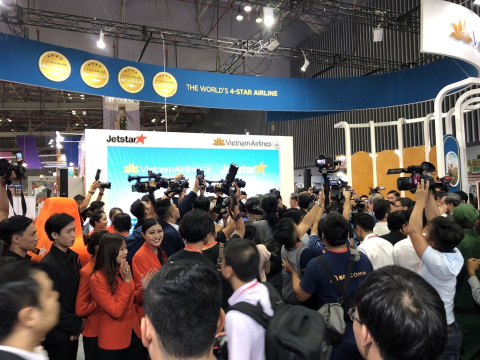 Vé máy bay 11.000 đồng của Jetstar Pacific hút khách tại Hội chợ quốc tế Du lịch - 2