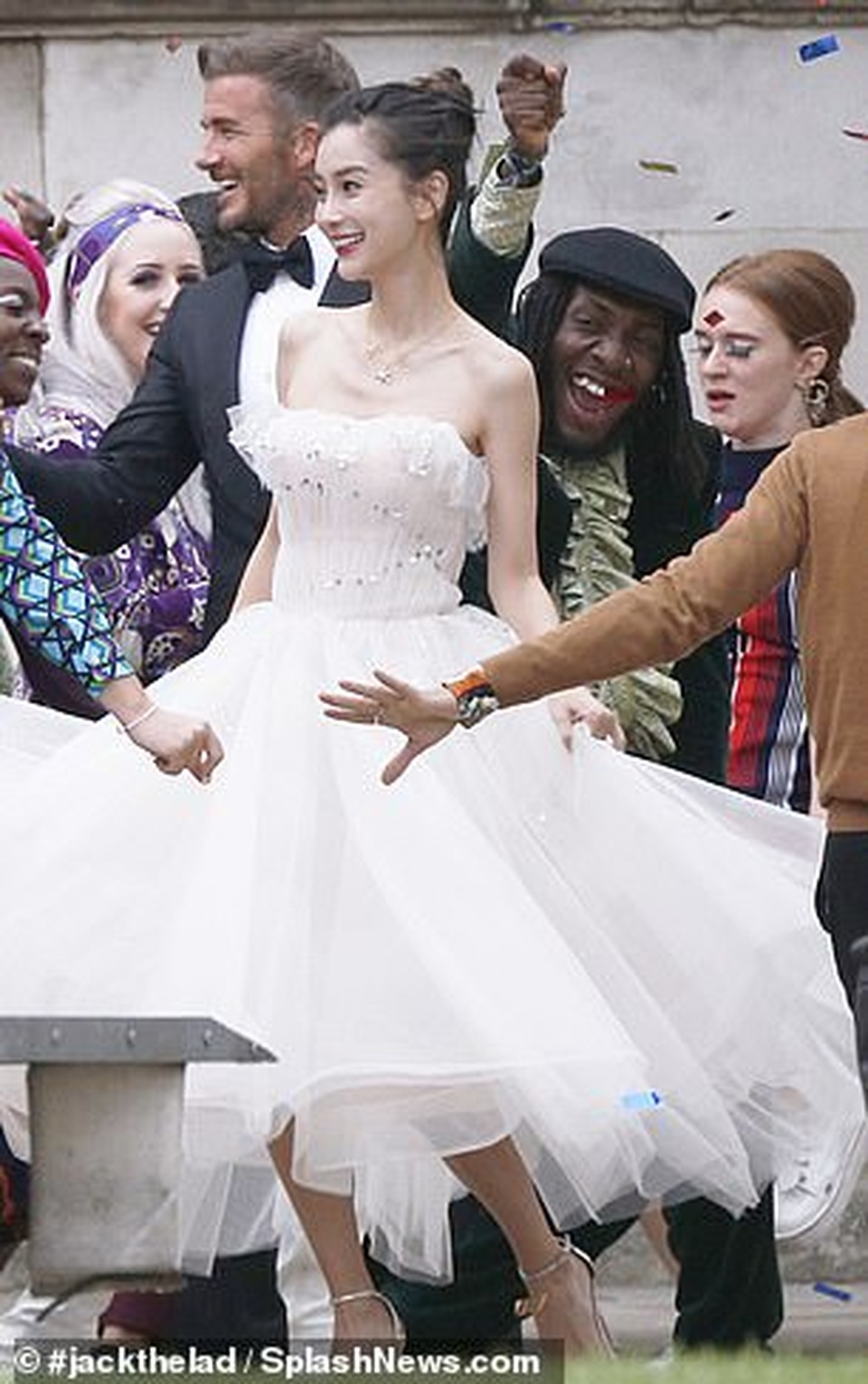 David Beckham làm chú rể của Angelababy - 3 David Beckham làm chú rể của Angelababy - 3