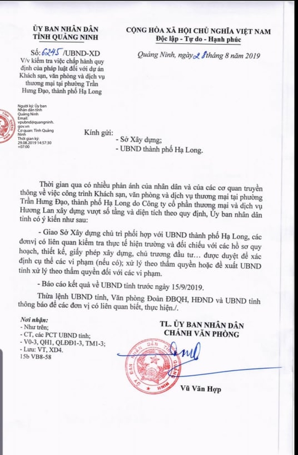 Xây vượt phép 5 tầng, khách sạn khủng giữa trung tâm Hạ Long bị sờ gáy - 2