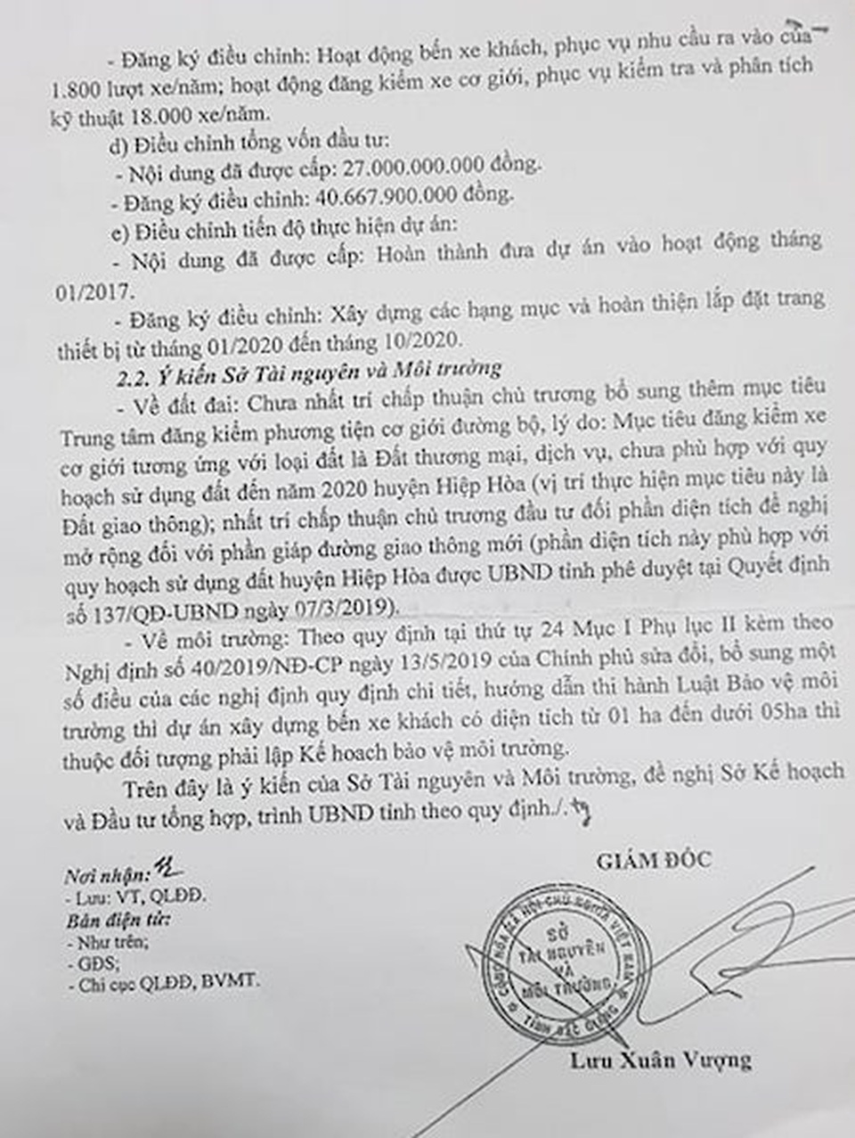 Bắc Giang: Doanh nghiệp định làm xiếc, Sở Tài nguyên rút ngay thẻ đỏ ! - 3 Bắc Giang: Doanh nghiệp định làm xiếc, Sở Tài nguyên rút ngay thẻ đỏ ! - 3