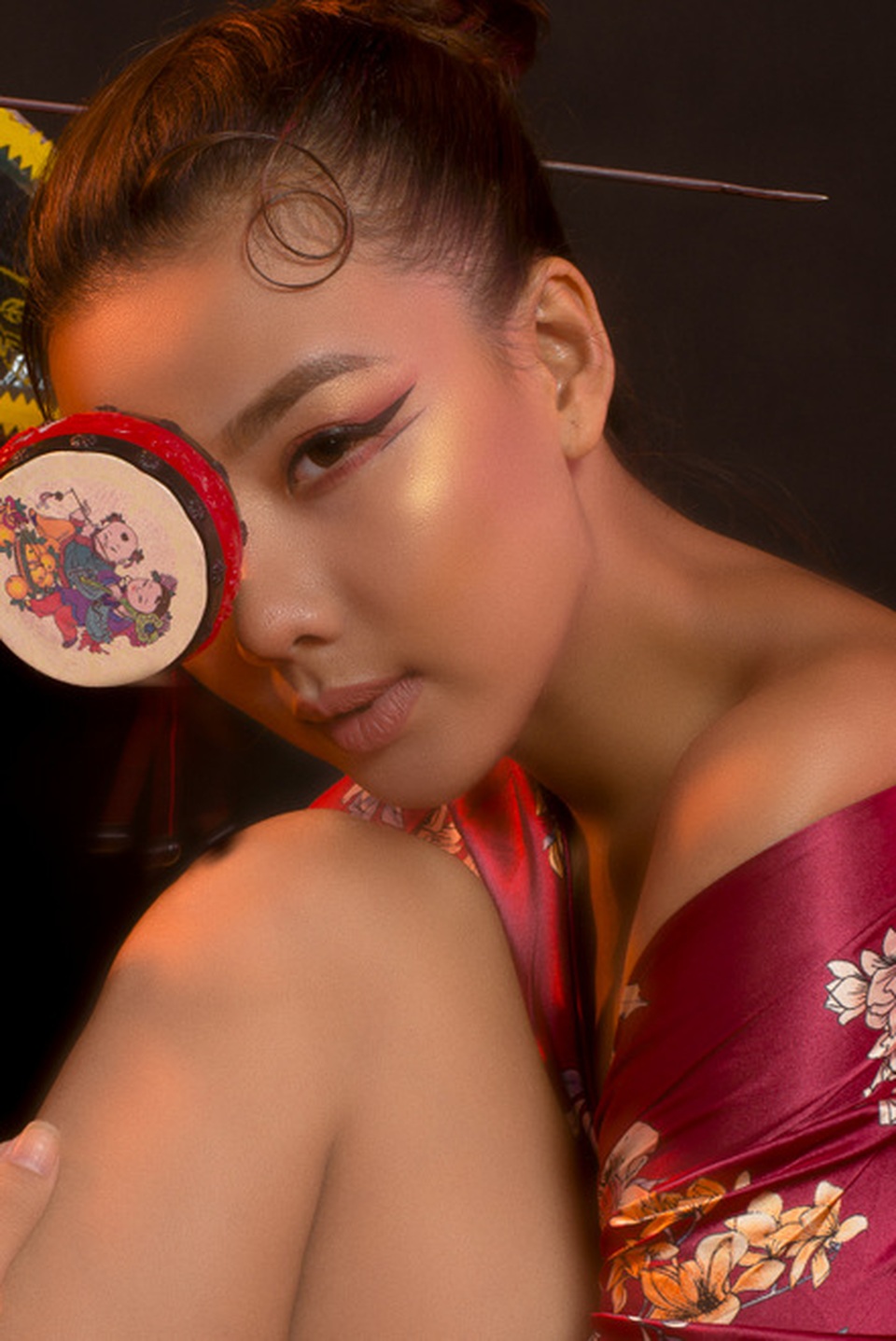 Lại Thanh Hương gợi cảm hóa thân thành chị Hằng - 2 Lại Thanh Hương gợi cảm hóa thân thành chị Hằng - 2