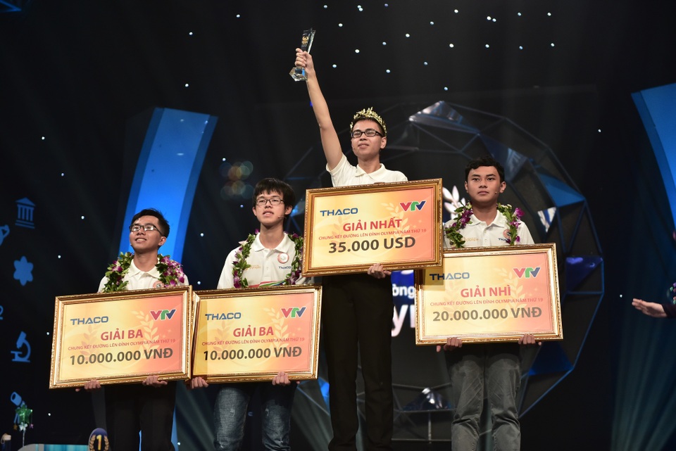 Hé lộ điểm thi toàn 8 và 9 của quán quân Đường lên đỉnh Olympia 2019 - 3 Hé lộ điểm thi toàn 8 và 9 của quán quân Đường lên đỉnh Olympia 2019 - 3