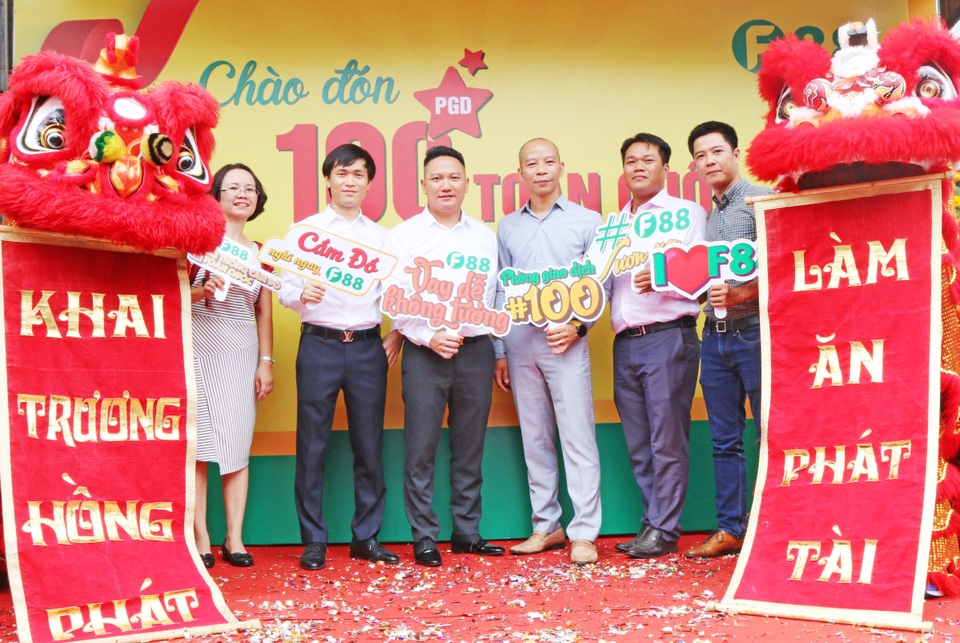F88 lập kỷ lục khai trương 100 phòng giao dịch cho vay cầm cố - 1 F88 lập kỷ lục khai trương 100 phòng giao dịch cho vay cầm cố - 1