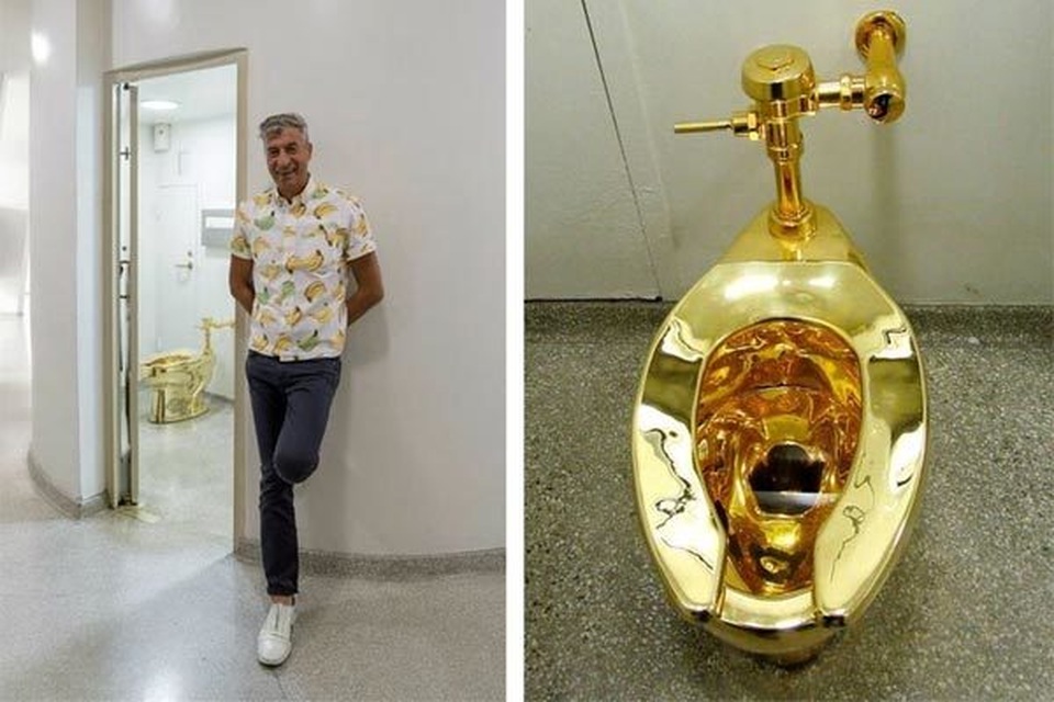 Hình ảnh bồn cầu vàng hơn trăm tỷ vừa bị đánh cắp - 5 Hình ảnh bồn cầu vàng hơn trăm tỷ vừa bị đánh cắp - 5