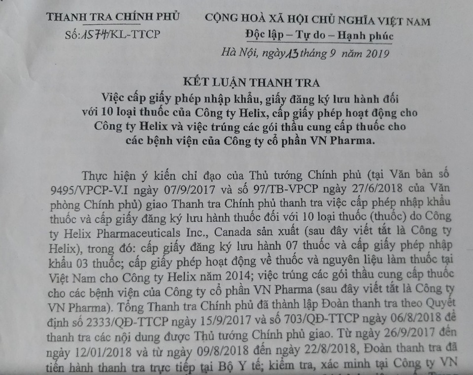 Kết luận vụ VN Pharma: H-Capita có nguồn gốc ở Ấn Độ, chưa đưa vào lưu hành ở Việt Nam - 1 Kết luận vụ VN Pharma: H-Capita có nguồn gốc ở Ấn Độ, chưa đưa vào lưu hành ở Việt Nam - 1