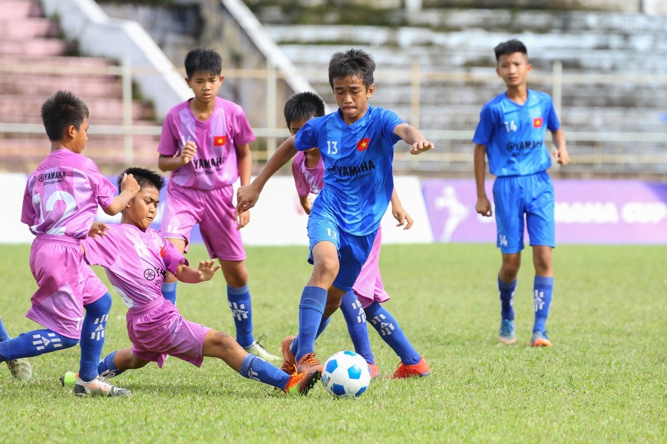 Đắk Lắk: Hấp dẫn trên sân vận động phố núi trận tranh suất vào vòng chung kết U13 Yamaha Cup 2019 - 2