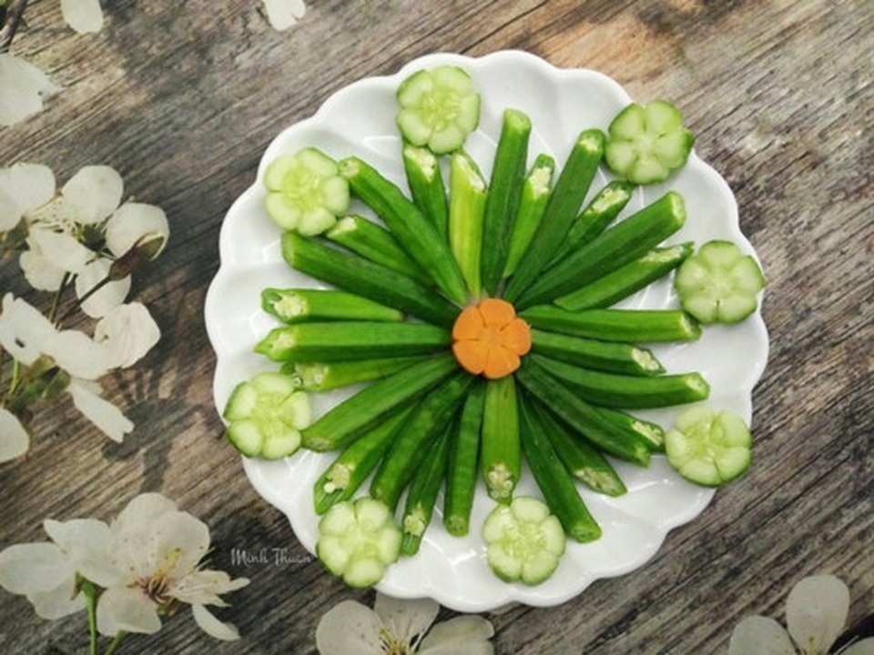 Tròn mắt trước những đĩa rau luộc đẹp như tranh vẽ của bà mẹ Hà thành - 15 Tròn mắt trước những đĩa rau luộc đẹp như tranh vẽ của bà mẹ Hà thành - 15
