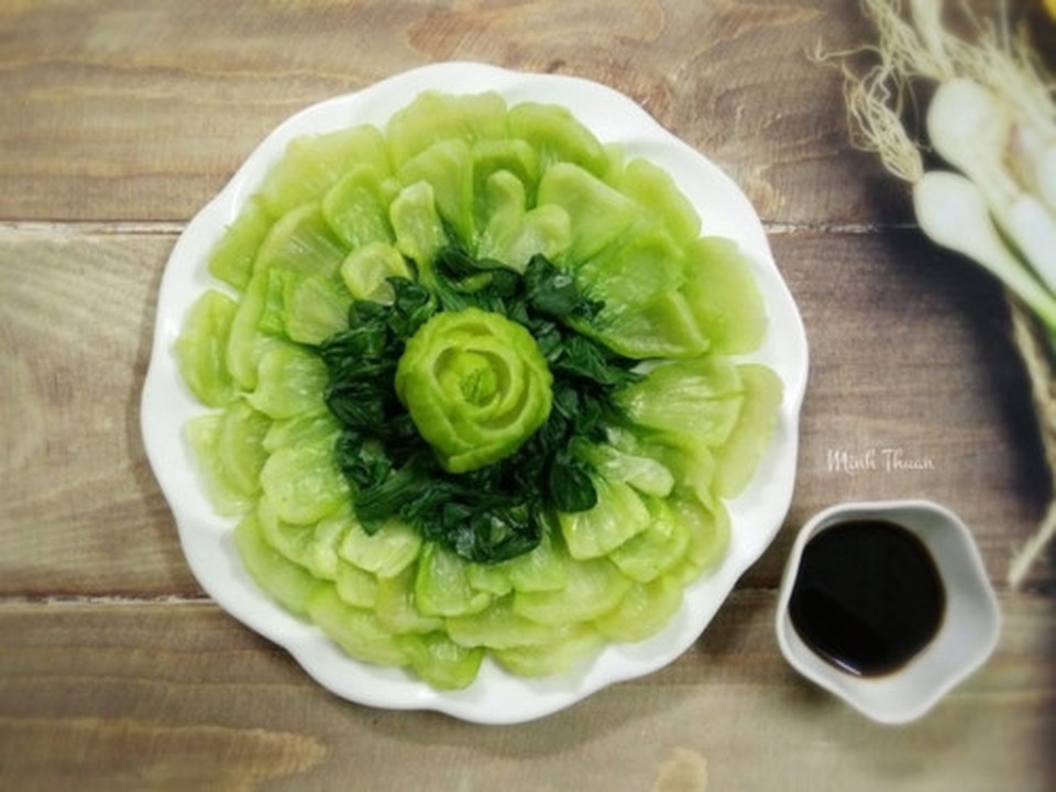 Tròn mắt trước những đĩa rau luộc đẹp như tranh vẽ của bà mẹ Hà thành - 4 Tròn mắt trước những đĩa rau luộc đẹp như tranh vẽ của bà mẹ Hà thành - 4