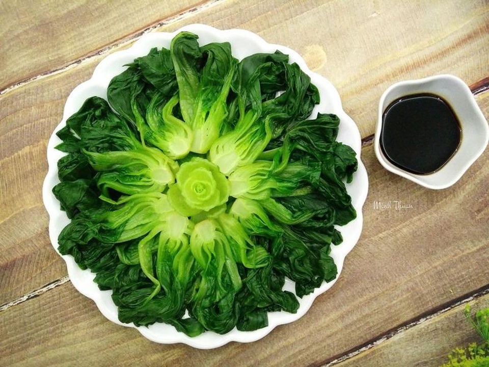 Tròn mắt trước những đĩa rau luộc đẹp như tranh vẽ của bà mẹ Hà thành - 8 Tròn mắt trước những đĩa rau luộc đẹp như tranh vẽ của bà mẹ Hà thành - 8
