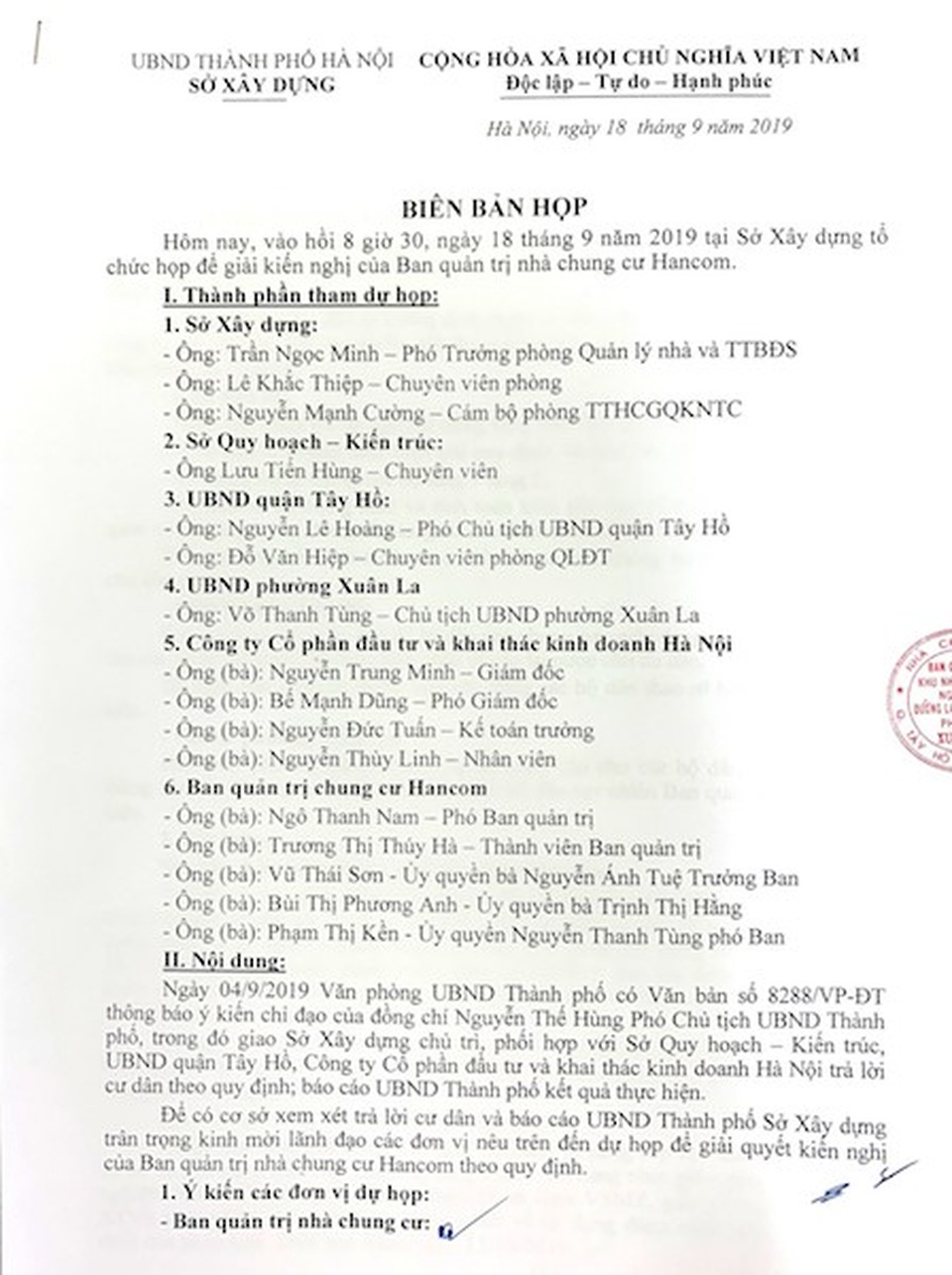 Cư dân chung cư Hancom kêu cứu “đỏ” toà nhà: Lộ sáng hàng loạt “điểm đen”! - 1 Cư dân chung cư Hancom kêu cứu “đỏ” toà nhà: Lộ sáng hàng loạt “điểm đen”! - 1
