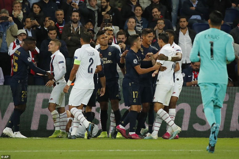 PSG 3-0 Real Madrid: Cú đúp của Di Maria - 15 PSG 3-0 Real Madrid: Cú đúp của Di Maria - 15