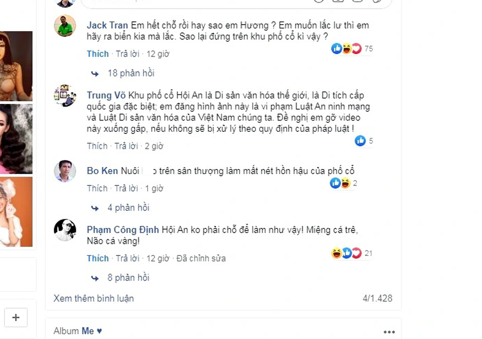 Dư luận dậy sóng chỉ trích cô gái bán khỏa thân uốn éo ở phố cổ Hội An - 2 Dư luận dậy sóng chỉ trích cô gái bán khỏa thân uốn éo ở phố cổ Hội An - 2