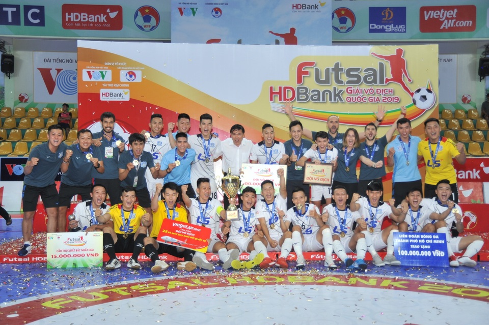 Thái Sơn Nam lần thứ tư liên tiếp vô địch giải futsal vô địch quốc gia - 1