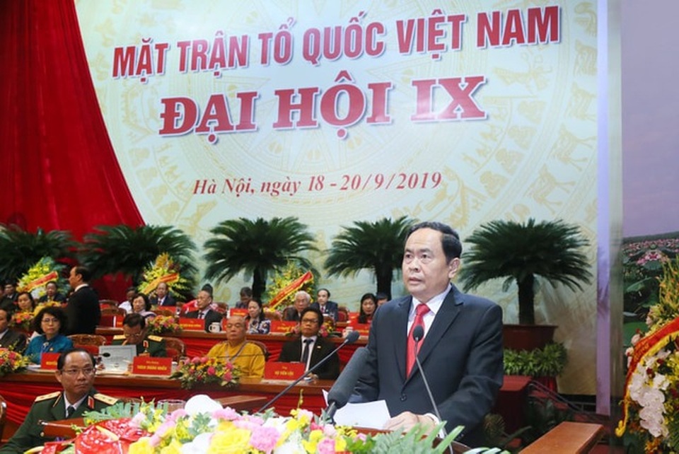 Ông Trần Thanh Mẫn tiếp tục làm Chủ tịch UB Trung ương MTTQ Việt Nam khoá mới - 4 Ông Trần Thanh Mẫn tiếp tục làm Chủ tịch UB Trung ương MTTQ Việt Nam khoá mới - 4